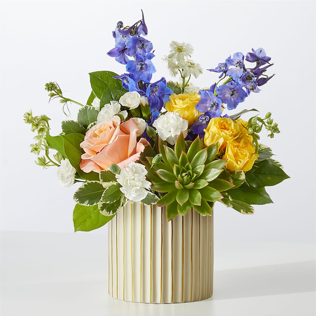 Cobalt Reverie Bouquet – Joannies Floral Of Birch Run, Birch Run MI