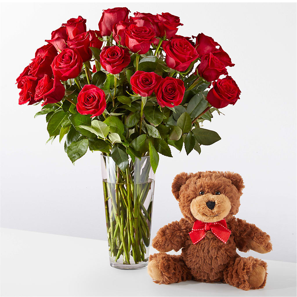 Romantic Long Stem Red Rose Bouquet Bundles – Joannies Floral Of Birch Run, Birch Run MI