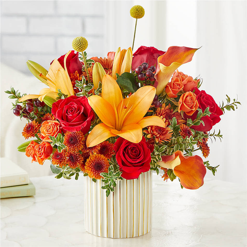 Scarlet Skies Bouquet – Joannies Floral Of Birch Run, Birch Run MI