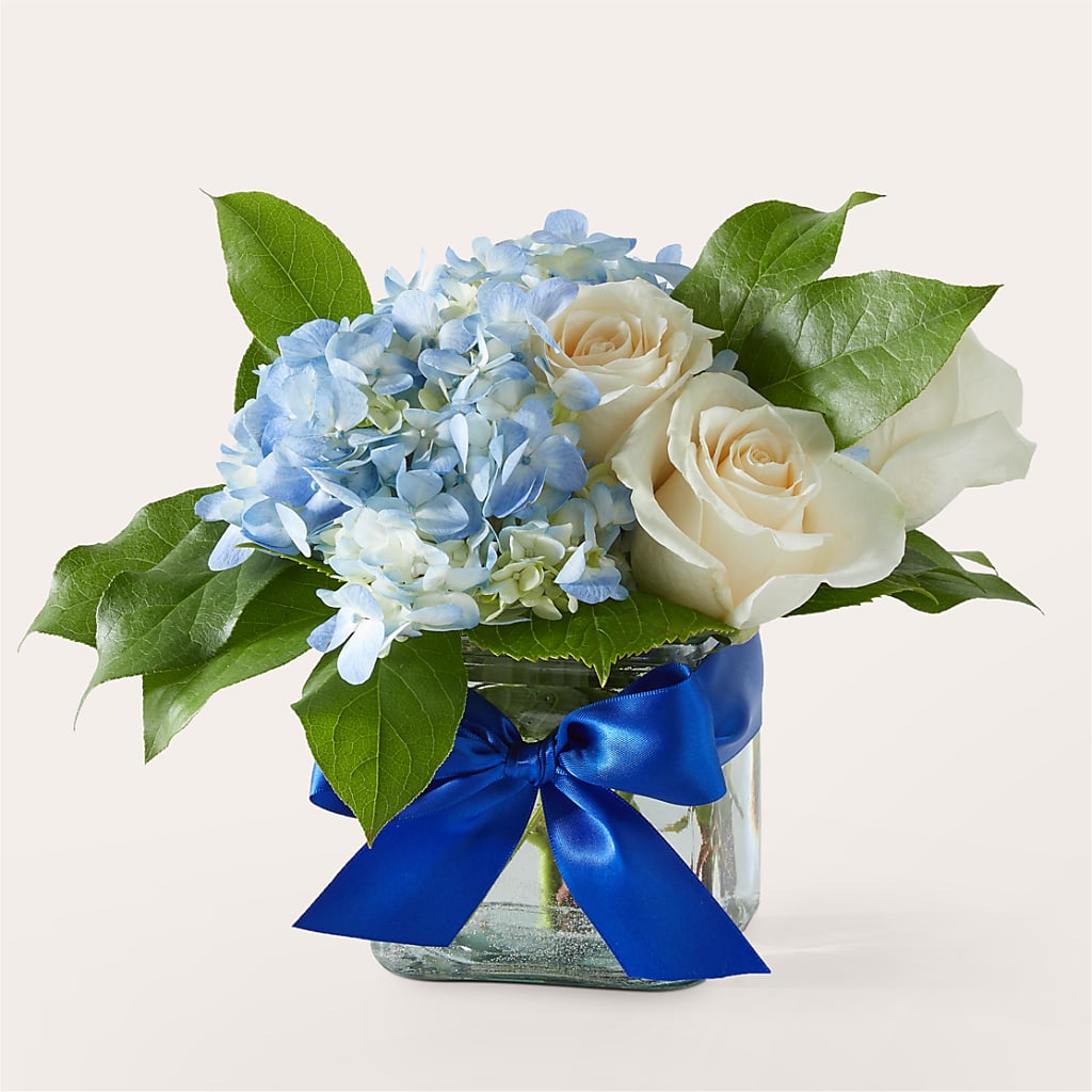 Sky Blue Delight Bouquet – Joannies Floral Of Birch Run, Birch Run MI