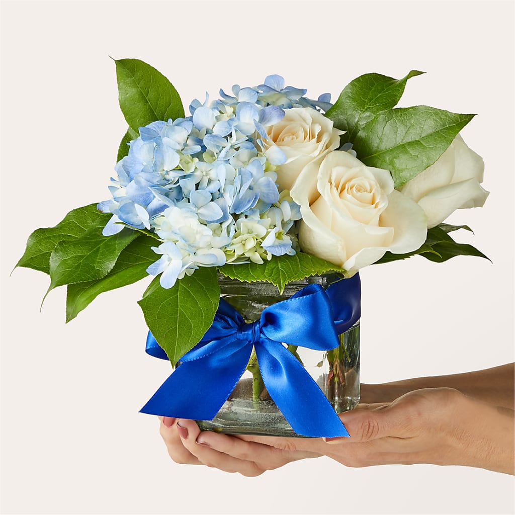 Sky Blue Delight Bouquet – Joannies Floral Of Birch Run, Birch Run MI