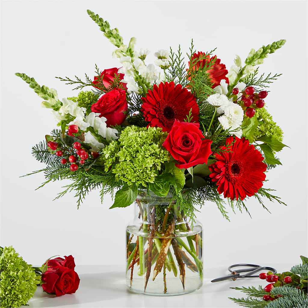 Merry Moment Bouquet – A Florist Original – Joannies Floral Of Birch Run, Birch Run MI