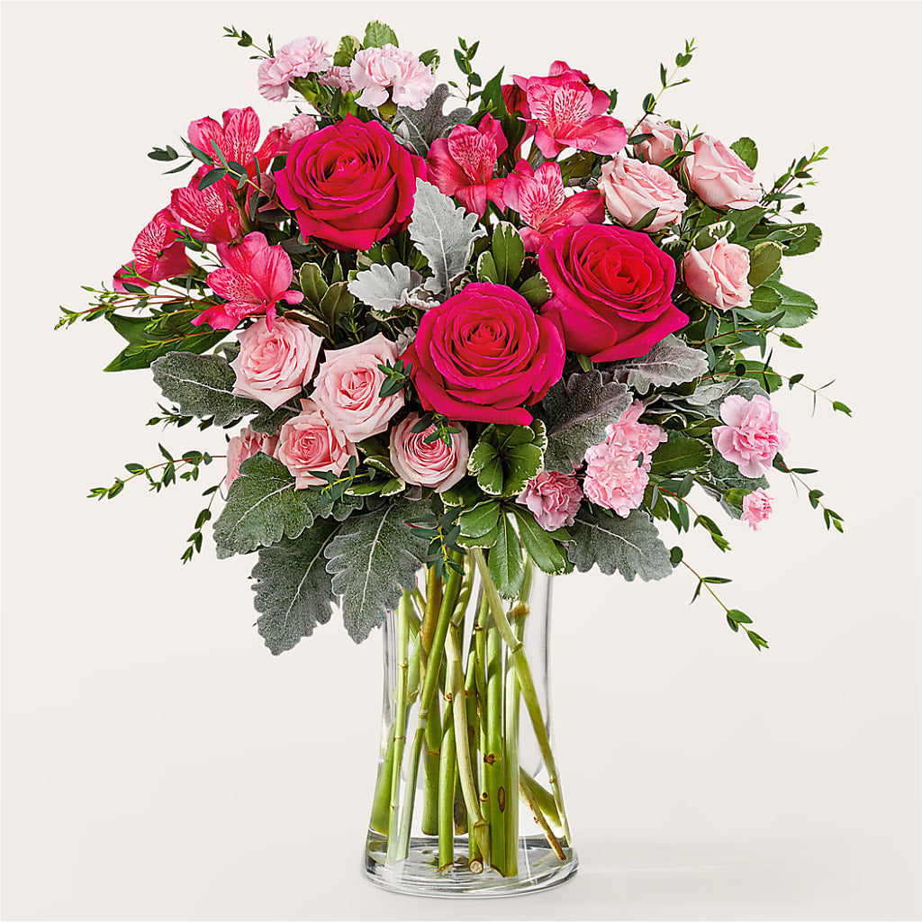 Tickled Pink Bouquet – Joannies Floral Of Birch Run, Birch Run MI