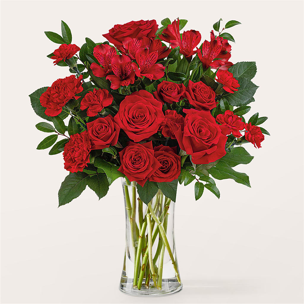 Brilliant Ruby Bouquet – Joannies Floral Of Birch Run, Birch Run MI