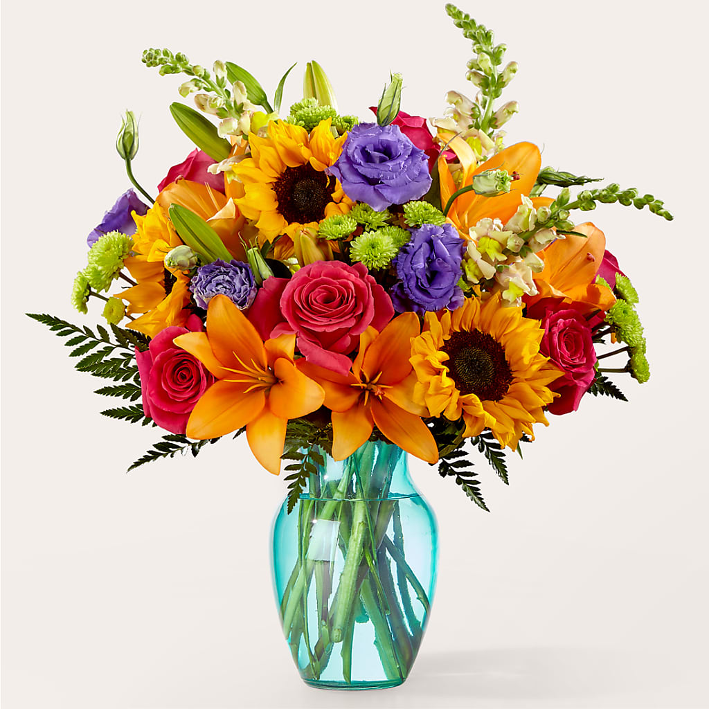 Double Rainbow Bouquet – Joannies Floral Of Birch Run, Birch Run MI
