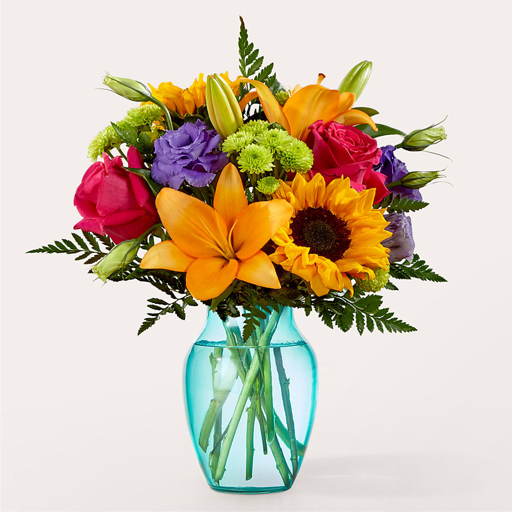 Double Rainbow Bouquet – Joannies Floral Of Birch Run, Birch Run MI