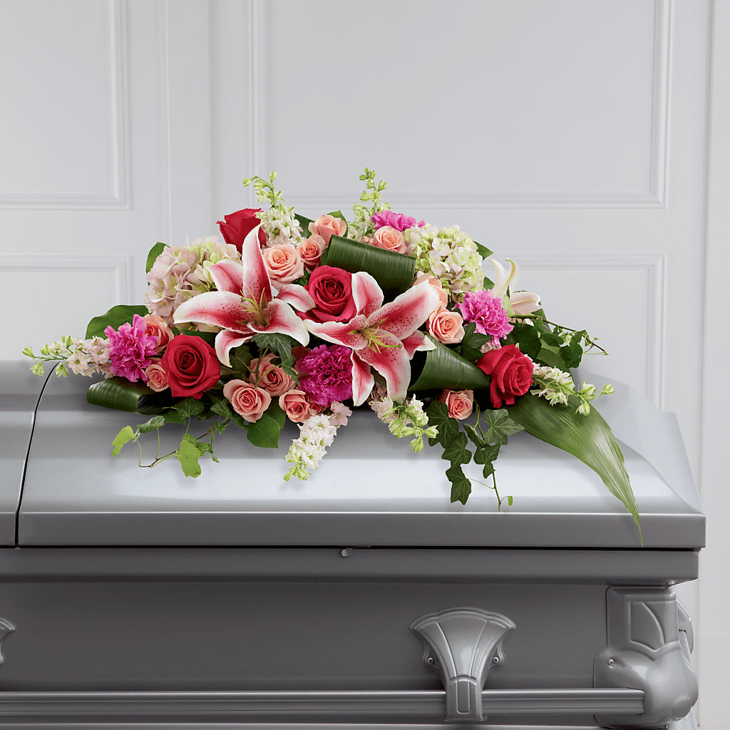 Splendid Grace Casket Spray – Joannies Floral Of Birch Run, Birch Run MI
