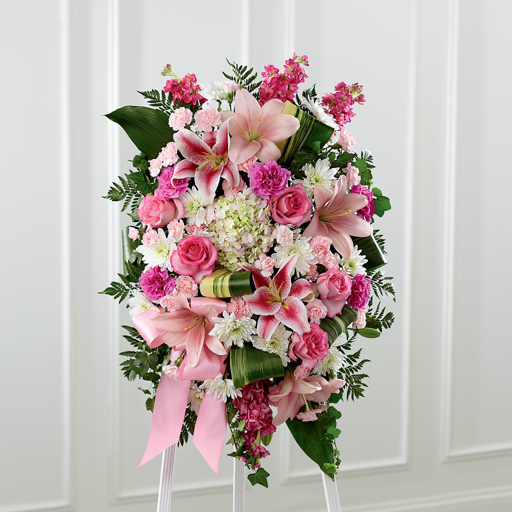 Comforting Standing Spray – Joannies Floral Of Birch Run, Birch Run MI