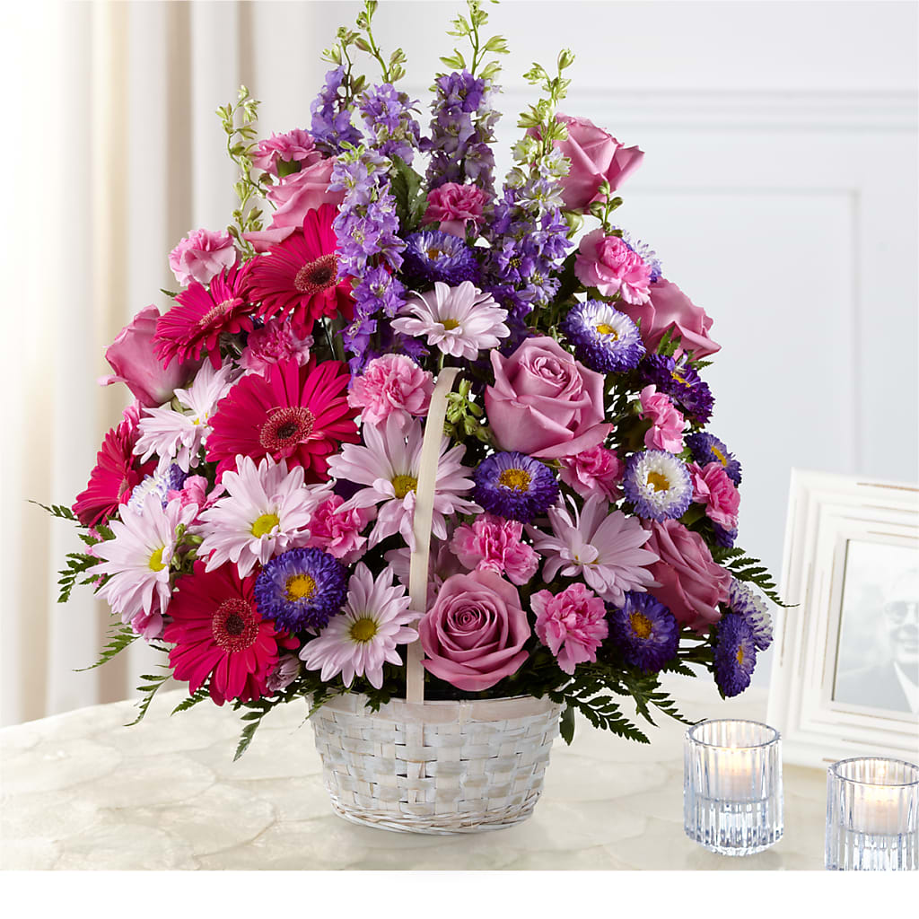 Pastel Peace Basket – Joannies Floral Of Birch Run, Birch Run MI