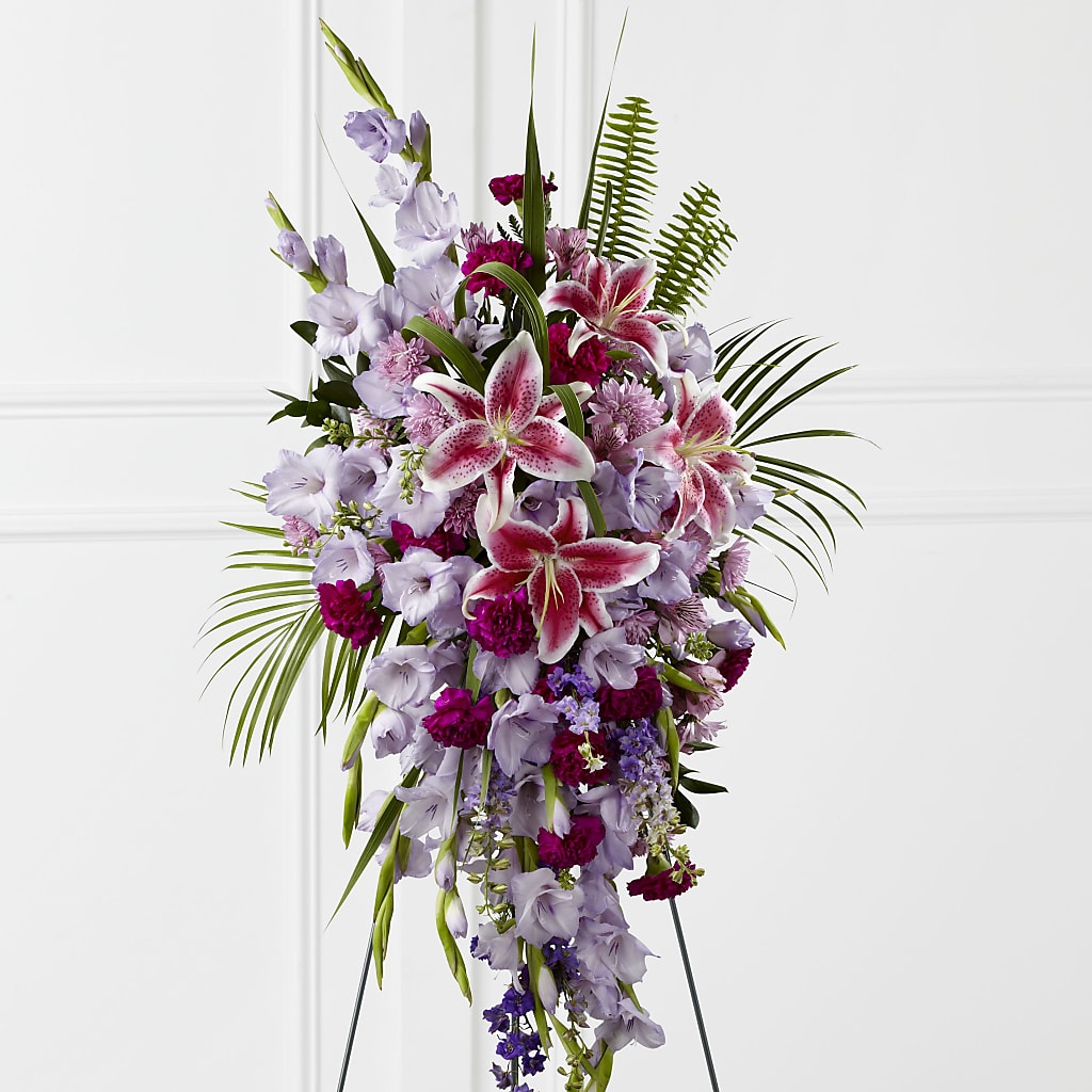 Tender Touch Standing Spray – Joannies Floral Of Birch Run, Birch Run MI