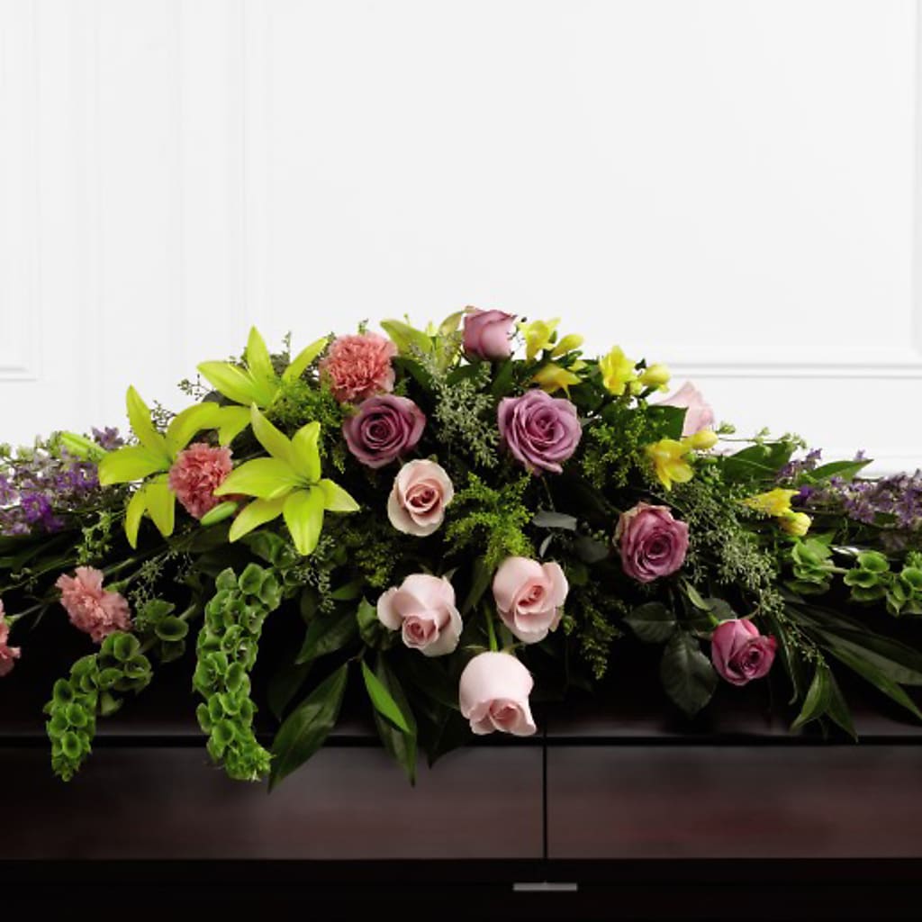 Forever Beloved Casket Spray – Joannies Floral Of Birch Run, Birch Run MI