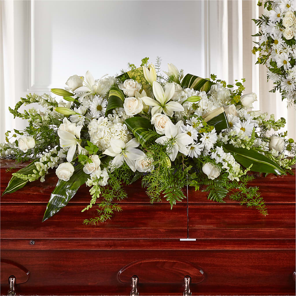 Abundance Casket Spray – Joannies Floral Of Birch Run, Birch Run MI