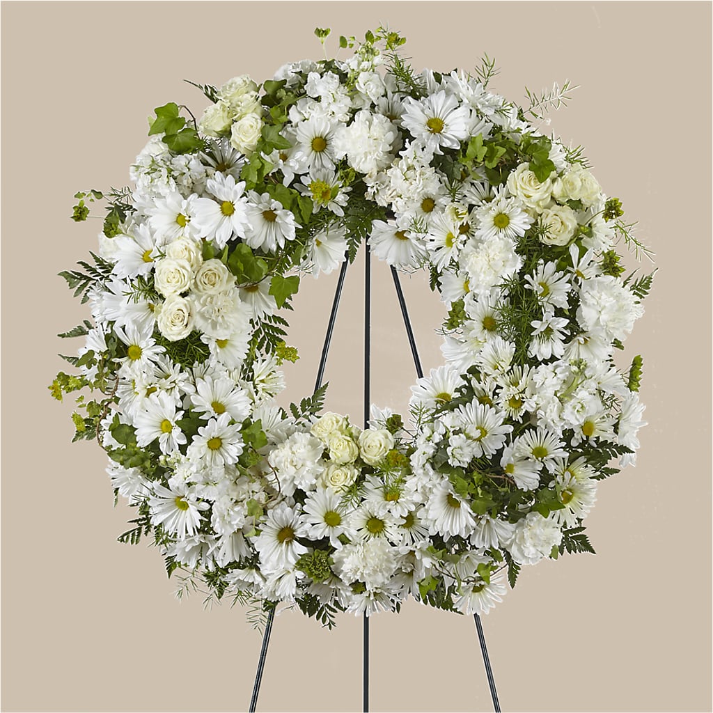 Faithful Wishes Wreath – Joannies Floral Of Birch Run, Birch Run MI