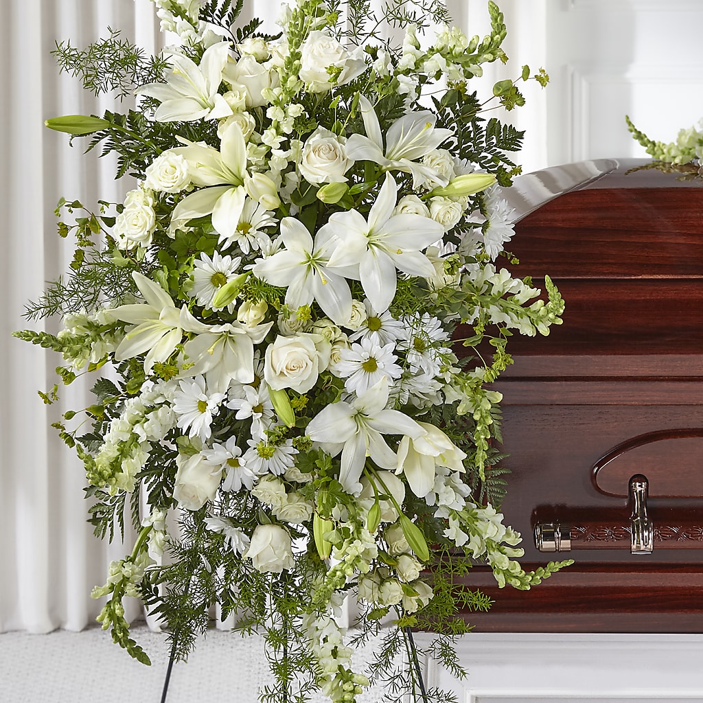 Loving Thoughts Standing Spray – Joannies Floral Of Birch Run, Birch Run MI