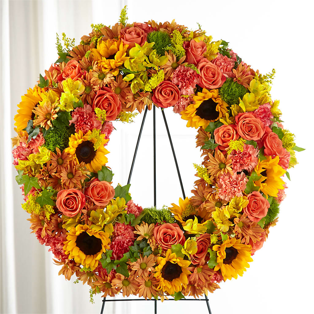 Autumnal Memories Wreath (Standard) – Joannies Floral Of Birch Run, Birch Run MI