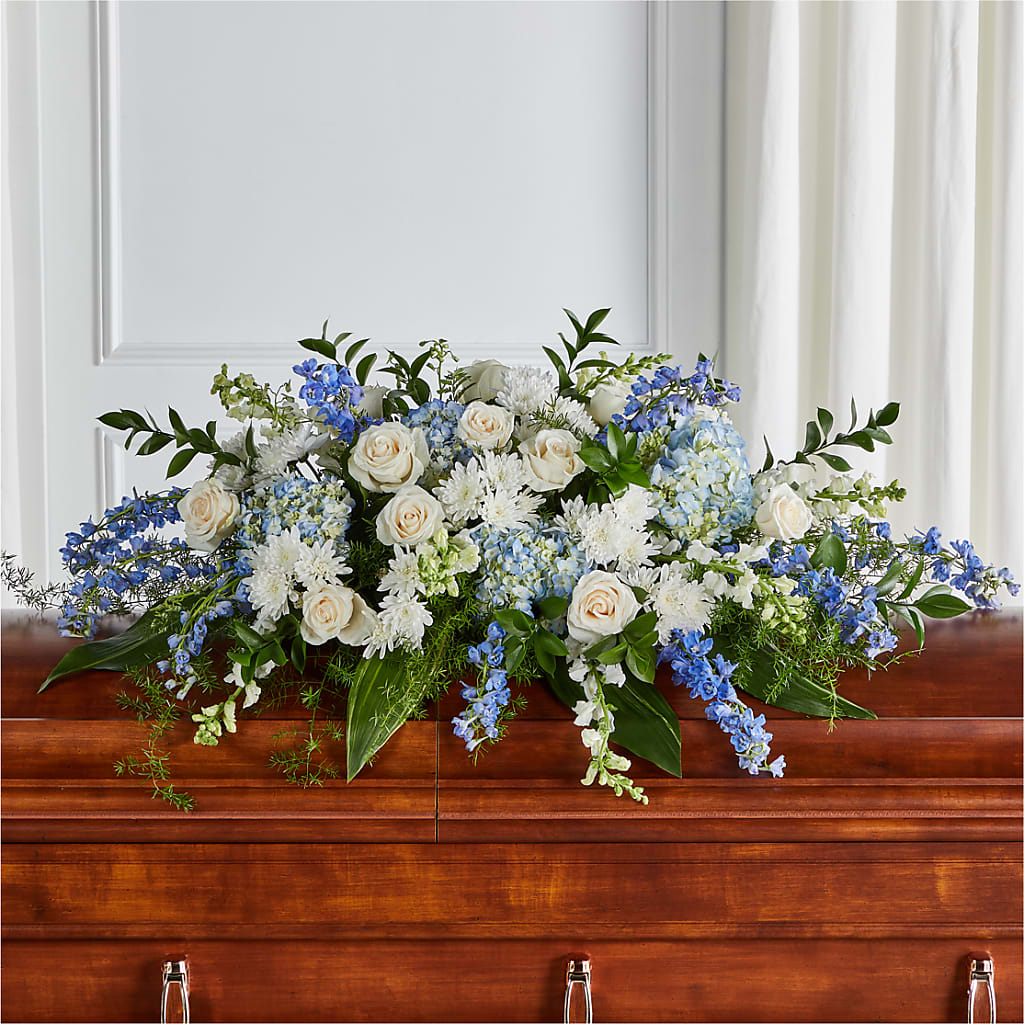 Timeless Essence Casket Spray – Joannies Floral Of Birch Run, Birch Run MI