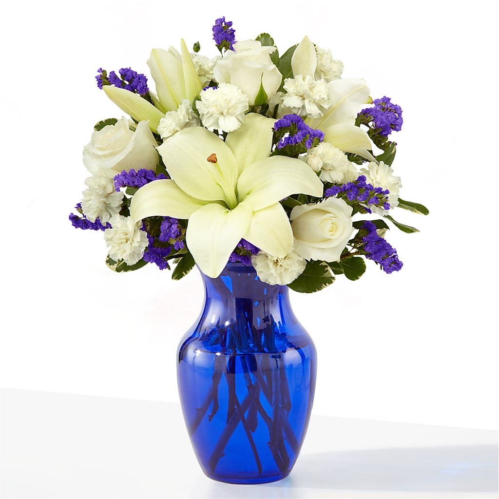 Sapphire Rush Bouquet – Joannies Floral Of Birch Run, Birch Run MI