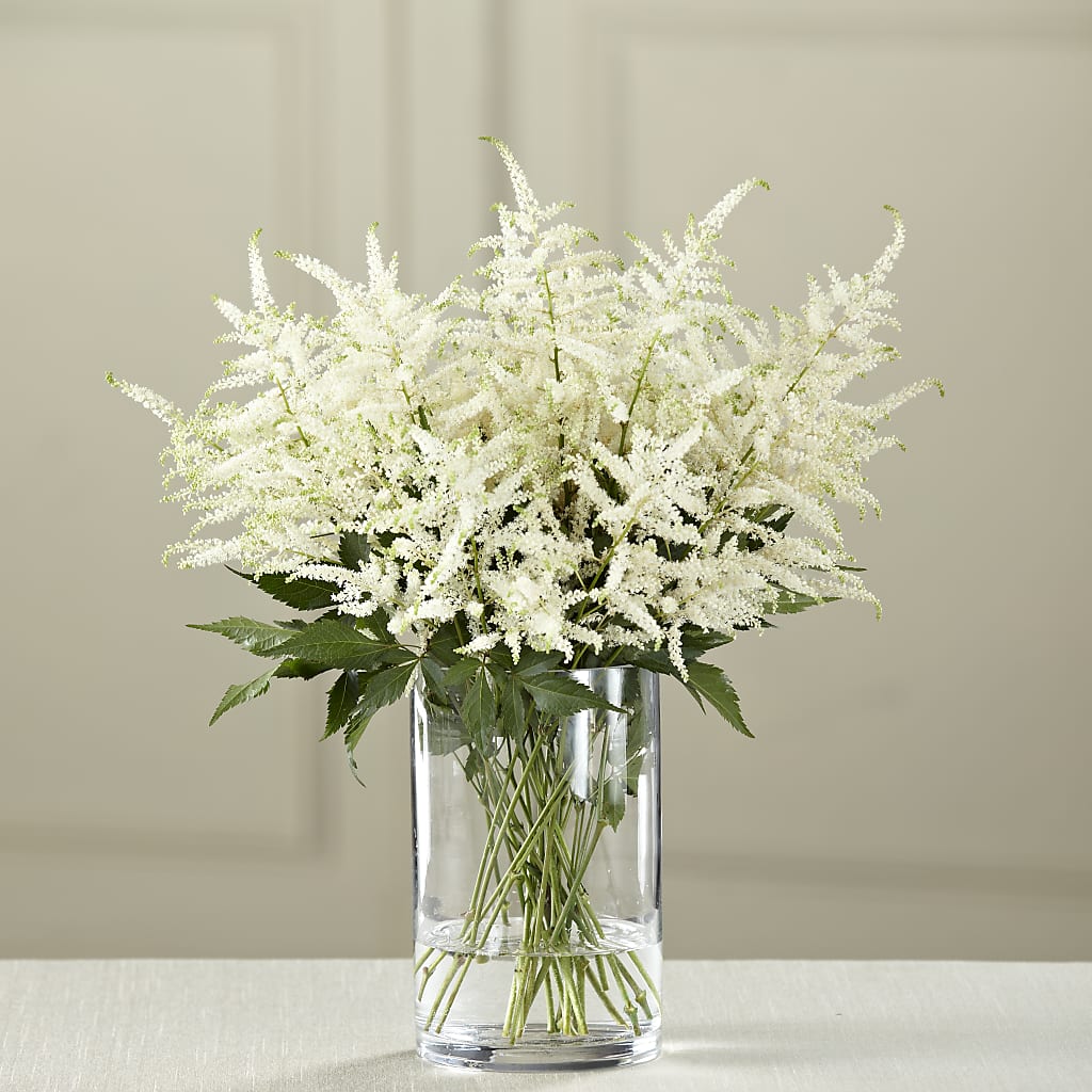 White Astilbe Bouquet – Joannies Floral Of Birch Run, Birch Run MI