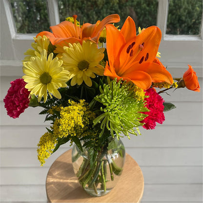 Bold & Bright – A Florist Original –  Joannies Floral Of Birch Run, Birch Run MI