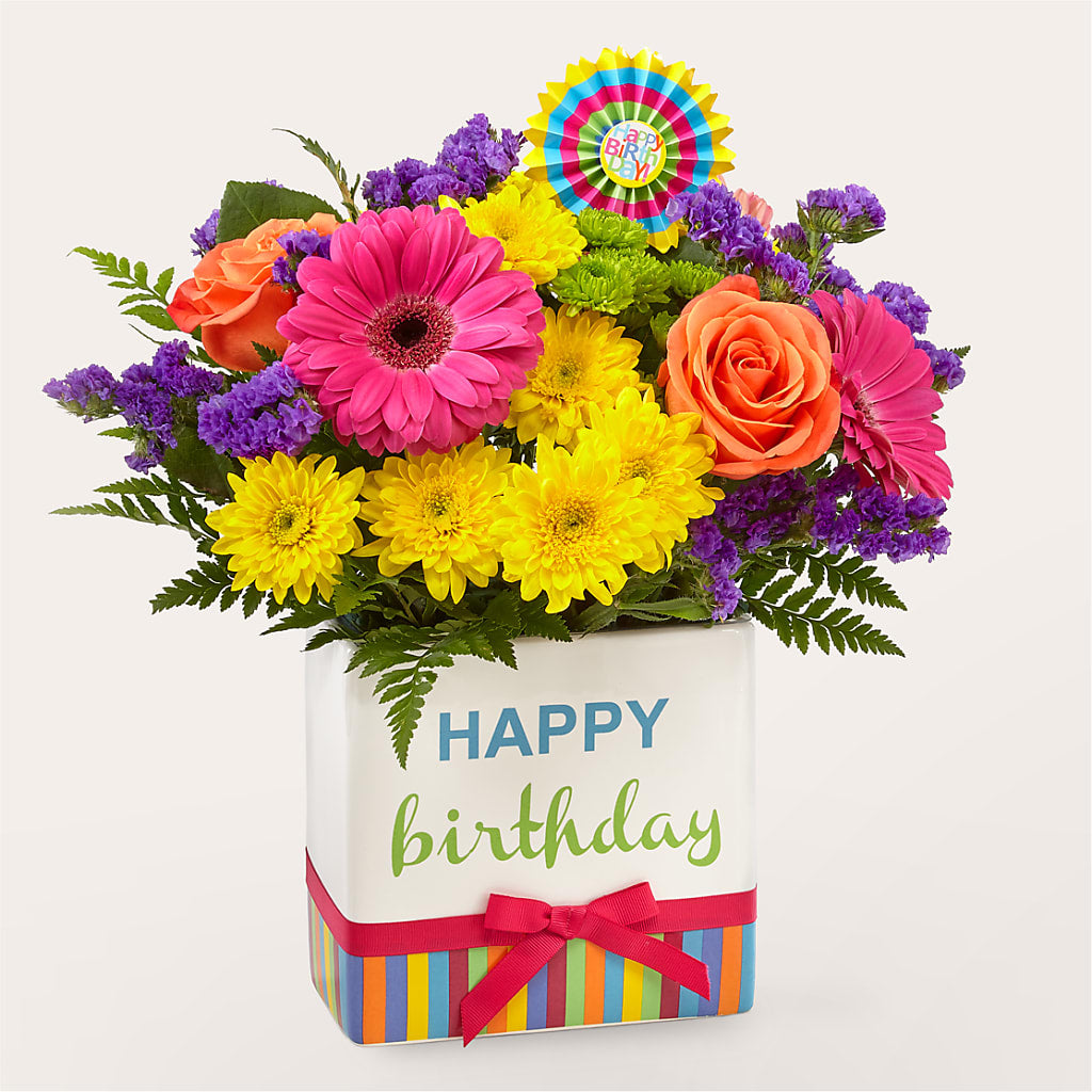Birthday Brights Bouquet –  Joannies Floral Of Birch Run, Birch Run MI