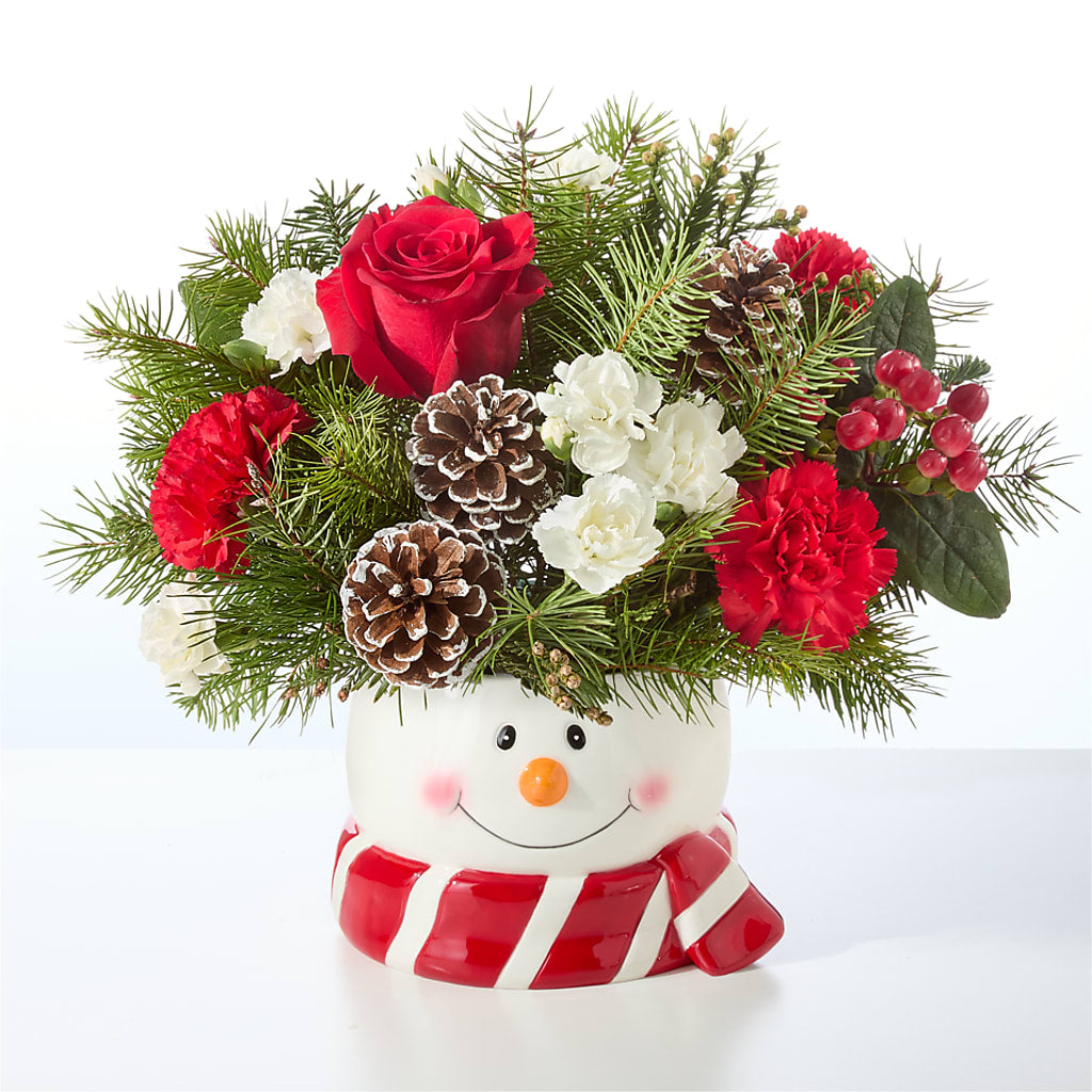 Jolly Snowman Bouquet –  Joannies Floral Of Birch Run, Birch Run MI