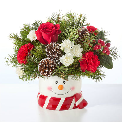 Jolly Snowman Bouquet –  Joannies Floral Of Birch Run, Birch Run MI