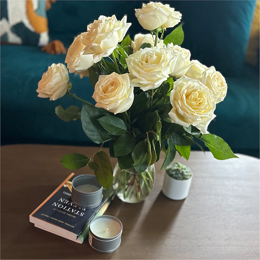 Long Stem Yellow Rose Bouquet –  Joannies Floral Of Birch Run, Birch Run MI