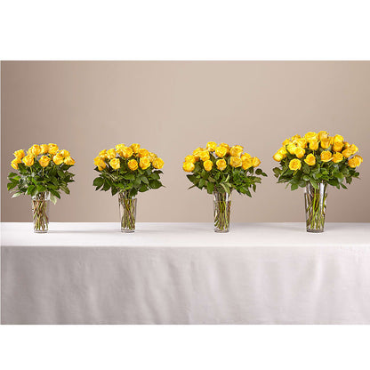 Long Stem Yellow Rose Bouquet –  Joannies Floral Of Birch Run, Birch Run MI