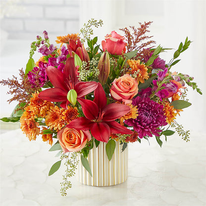 Burgundy Landscape Bouquet –  Joannies Floral Of Birch Run, Birch Run MI