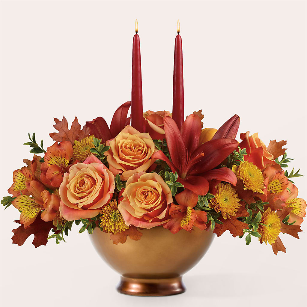 Harvest Table Centerpiece –  Joannies Floral Of Birch Run, Birch Run MI