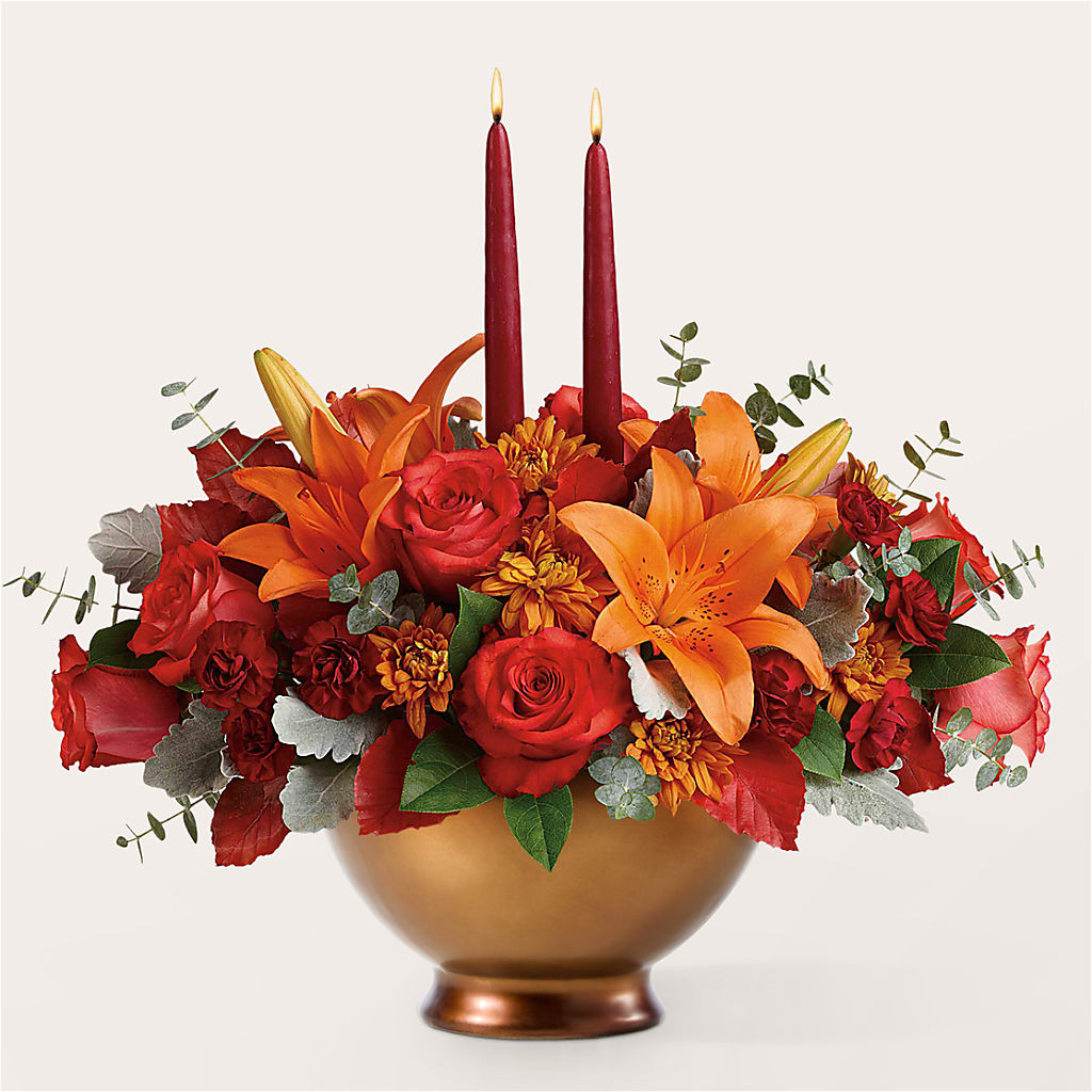 Fruits of Fall Centerpiece –  Joannies Floral Of Birch Run, Birch Run MI