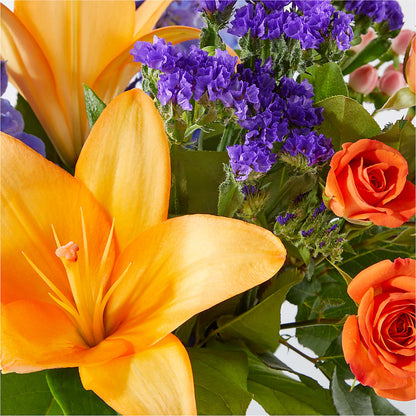 Radiant Citrus Bouquet –  Joannies Floral Of Birch Run, Birch Run MI