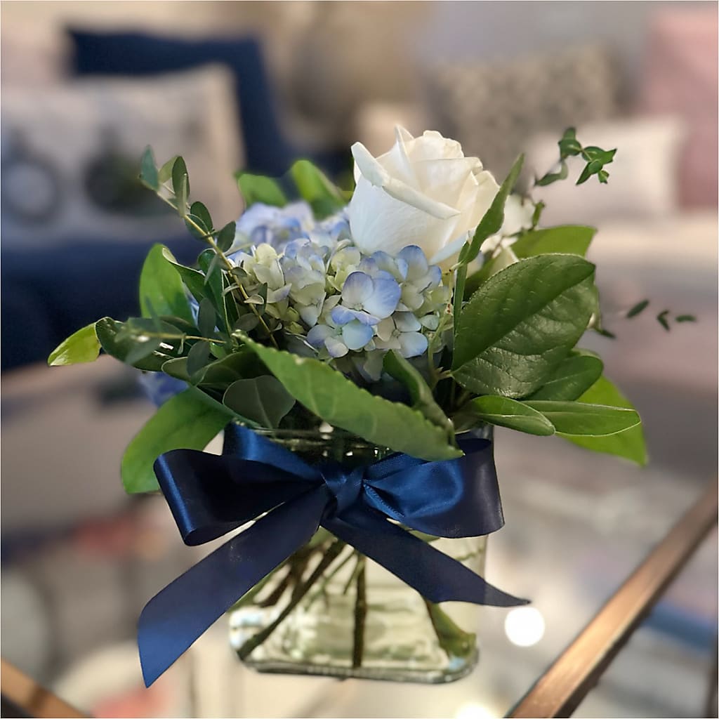 Sky Blue Delight Bouquet –  Joannies Floral Of Birch Run, Birch Run MI