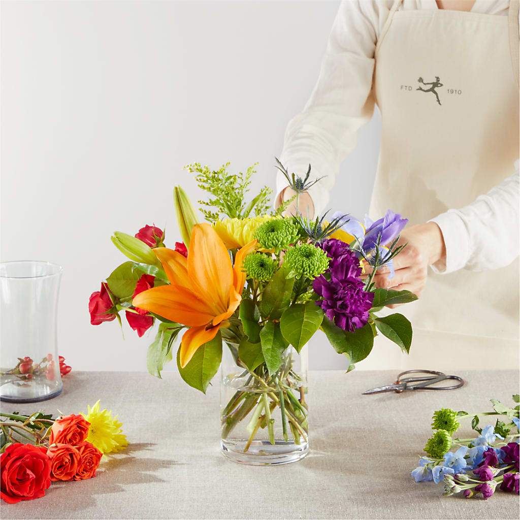 Summer Spectra - A Florist Original –  Joannies Floral Of Birch Run, Birch Run MI