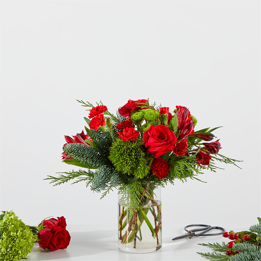Merry Moment Bouquet – A Florist Original –  Joannies Floral Of Birch Run, Birch Run MI