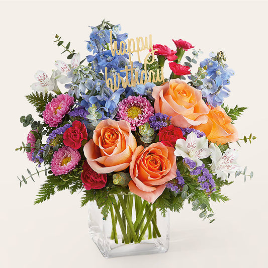 Birthday Bash Bouquet –  Joannies Floral Of Birch Run, Birch Run MI