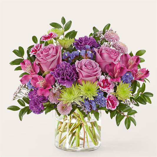 Glass Half Full Bouquet –  Joannies Floral Of Birch Run, Birch Run MI