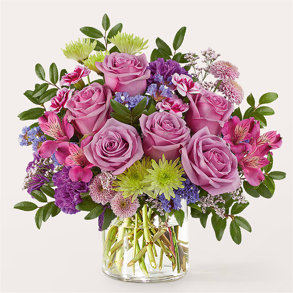Glass Half Full Bouquet –  Joannies Floral Of Birch Run, Birch Run MI