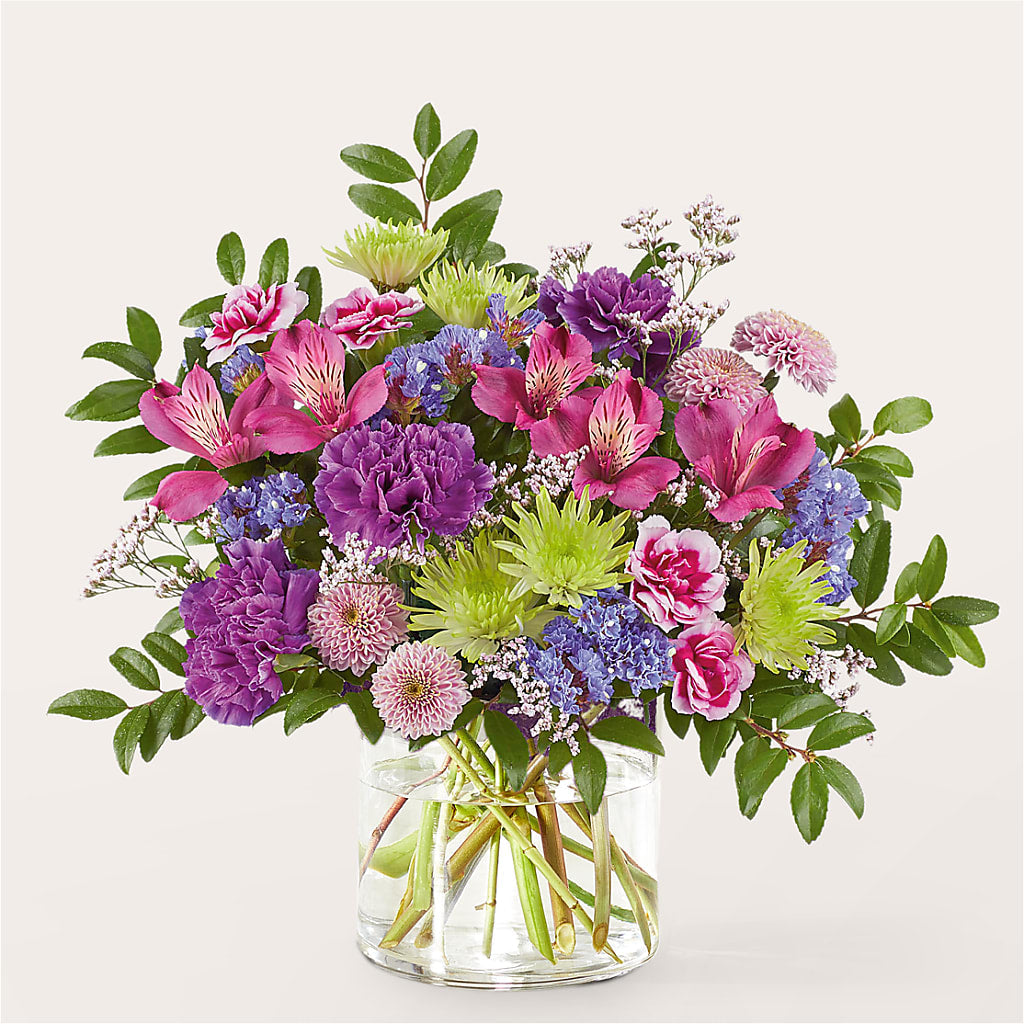 Glass Half Full Bouquet –  Joannies Floral Of Birch Run, Birch Run MI