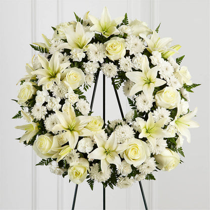 Treasured Tribute Wreath –  Joannies Floral Of Birch Run, Birch Run MI
