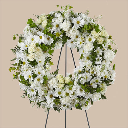 Faithful Wishes Wreath –  Joannies Floral Of Birch Run, Birch Run MI