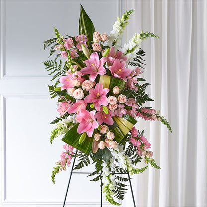 Elegant Embrace Standing Spray –  Joannies Floral Of Birch Run, Birch Run MI