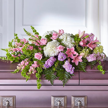 Life's Gratitude Casket Spray –  Joannies Floral Of Birch Run, Birch Run MI