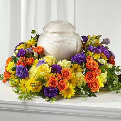 Blossoms of Remembrance Cremation Adornment –  Joannies Floral Of Birch Run, Birch Run MI
