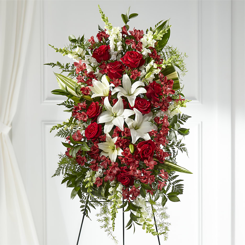 Everlasting Memory Standing Spray –  Joannies Floral Of Birch Run, Birch Run MI