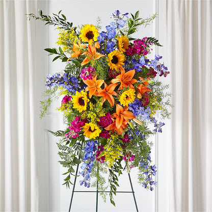 Sunlit Memories Standing Spray (Standard) –  Joannies Floral Of Birch Run, Birch Run MI