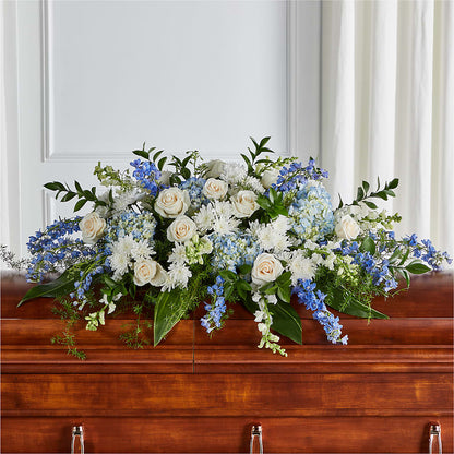 Timeless Essence Casket Spray –  Joannies Floral Of Birch Run, Birch Run MI