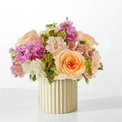 Paradise Bouquet with Ivory Vase –  Joannies Floral Of Birch Run, Birch Run MI