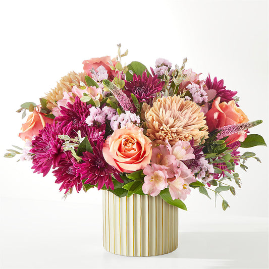 Berry Cobbler Bouquet with Ivory Vase –  Joannies Floral Of Birch Run, Birch Run MI