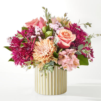 Berry Cobbler Bouquet with Ivory Vase –  Joannies Floral Of Birch Run, Birch Run MI